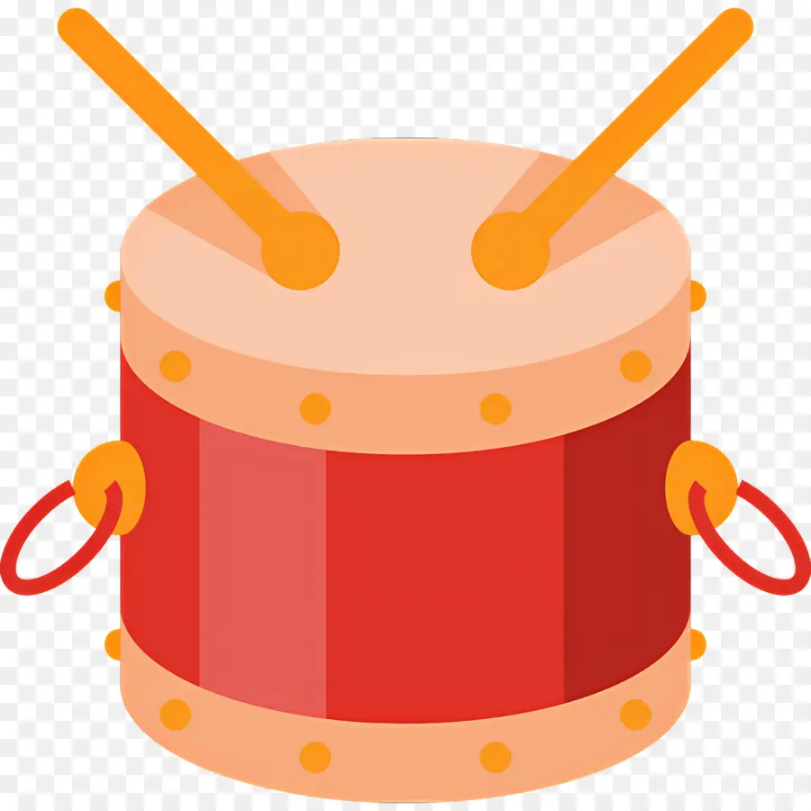 Drum，Drum Merah PNG