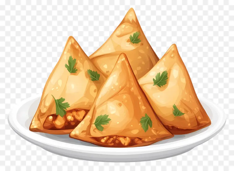 Samosa，Makanan Ringan PNG