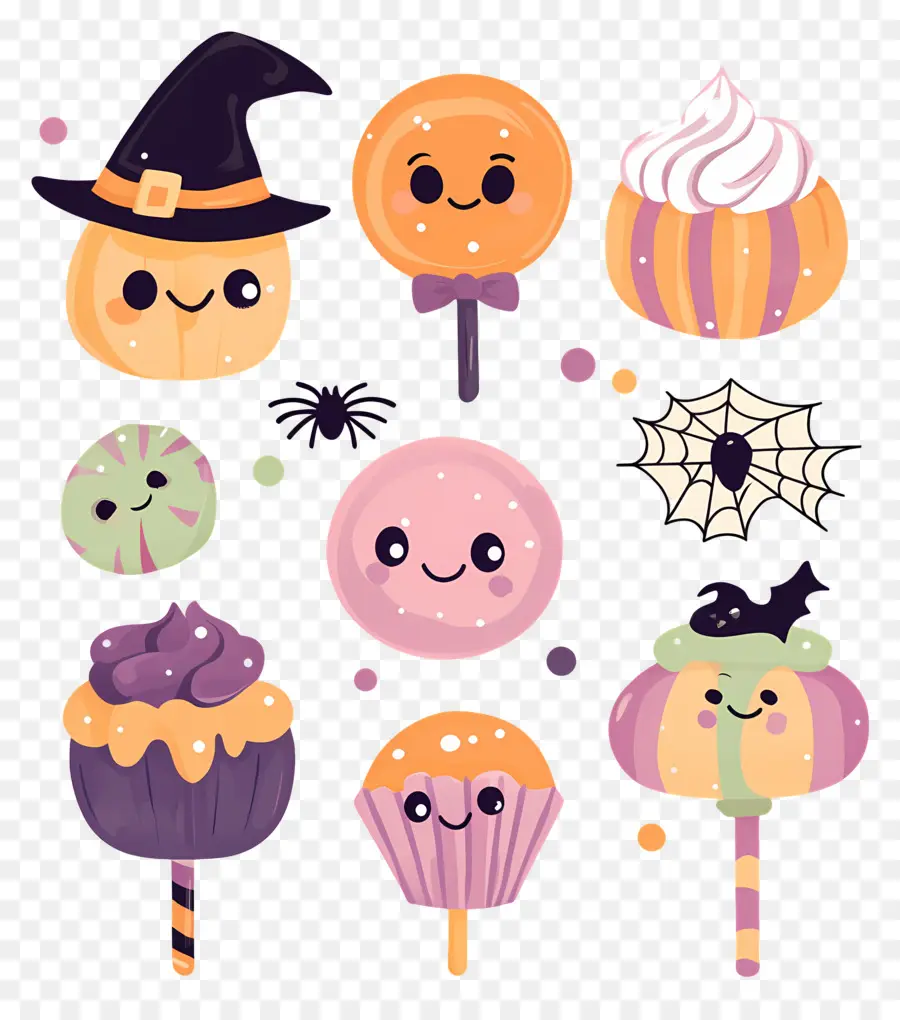 Permen Halloween，Permen Halloween Yang Lucu PNG