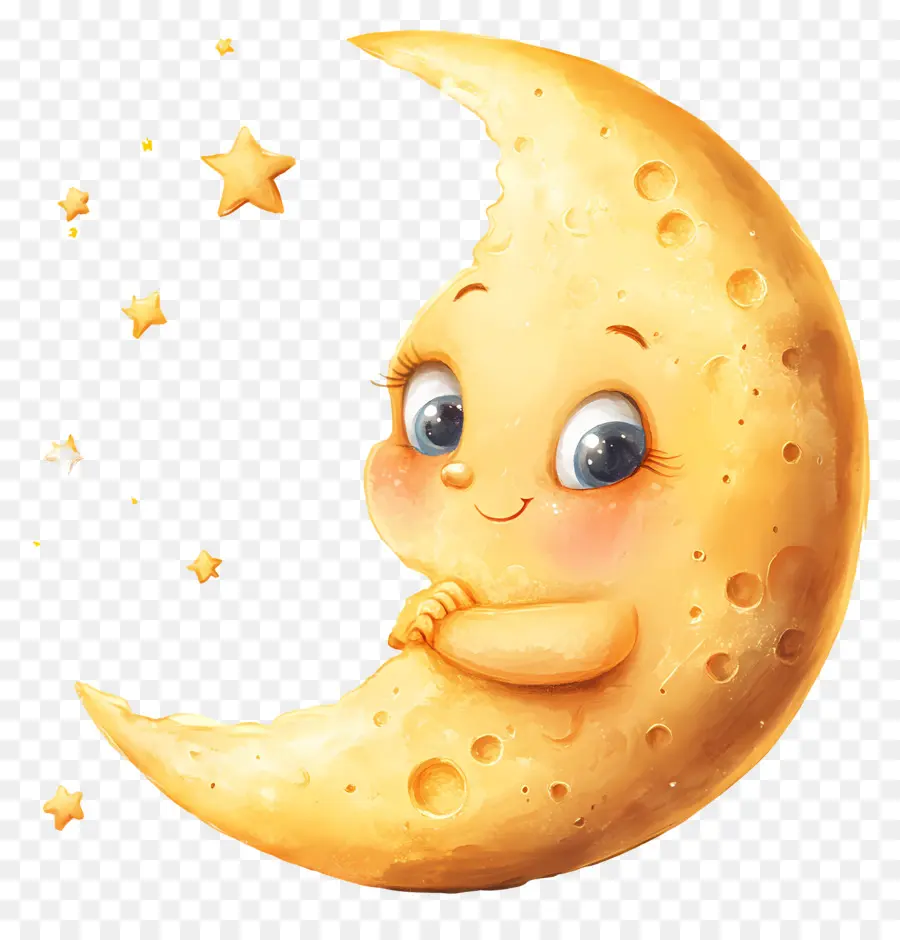 Bulan Yang Lucu，Bulan PNG