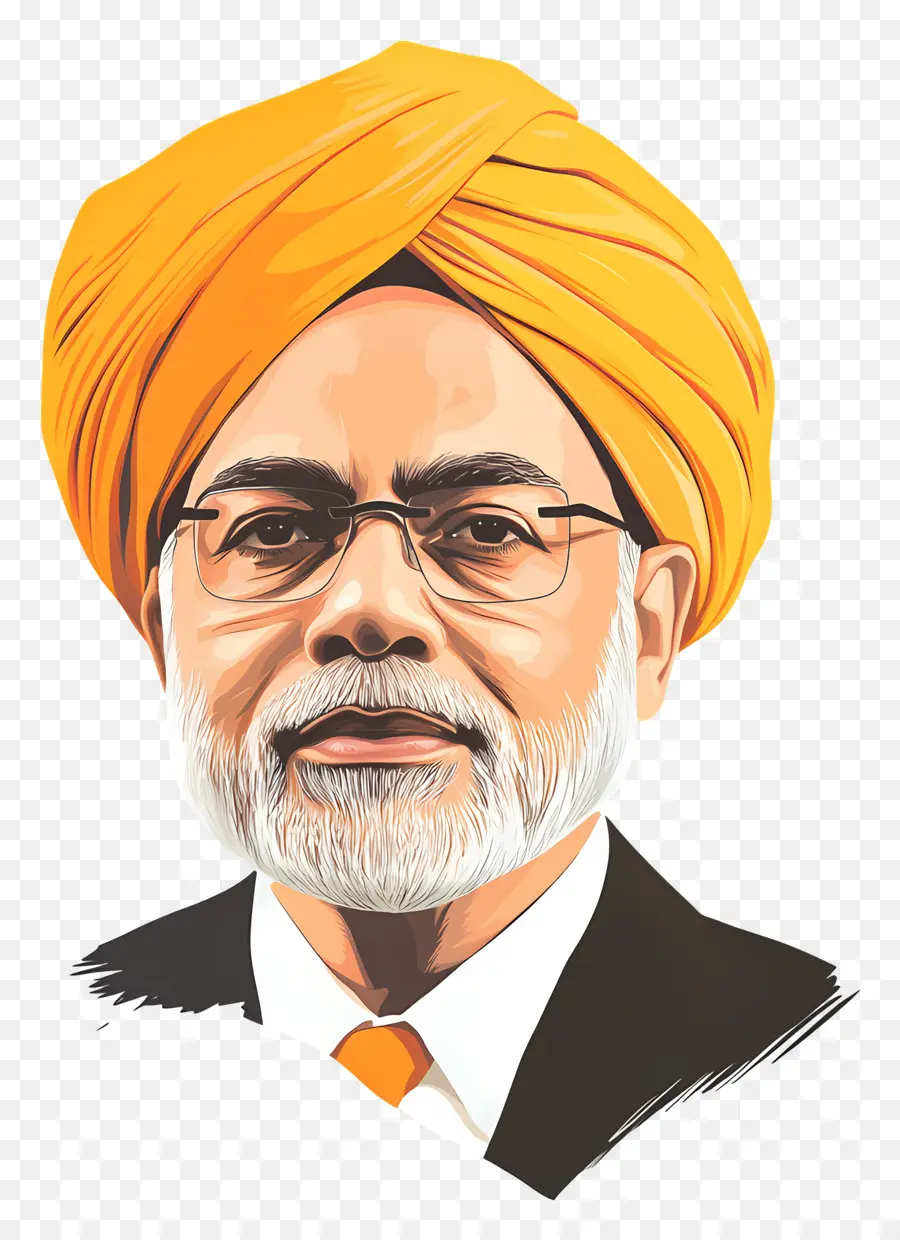 Politisi India，Pria Dengan Turban PNG