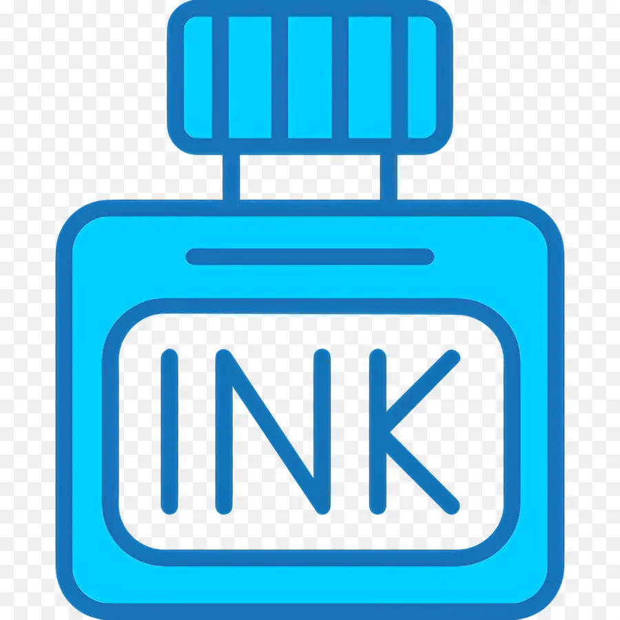 Tinta，Botol Tinta Biru PNG