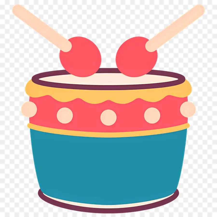 Drum，Drum Berwarna Warni PNG