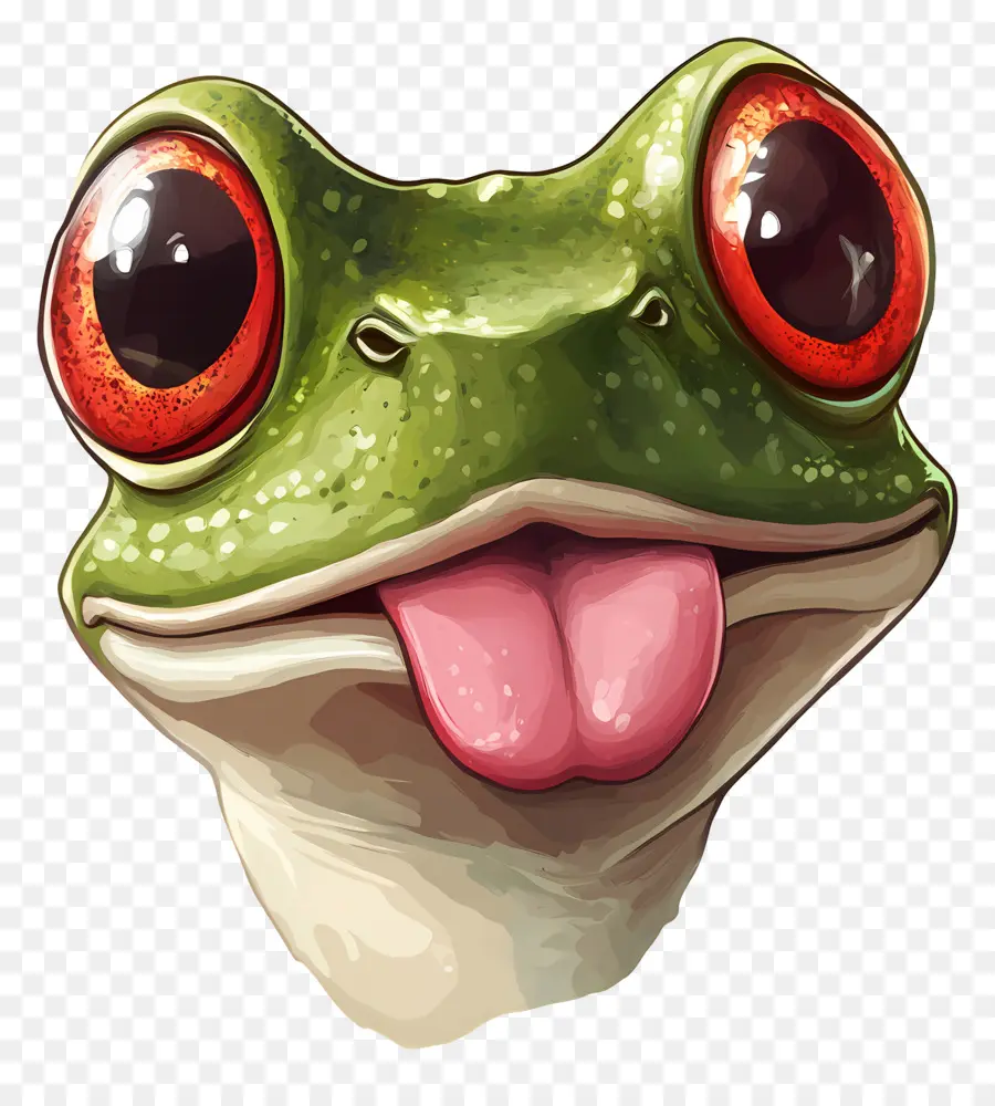 Emoji Katak，Katak Lucu PNG