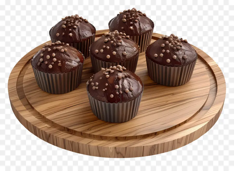 Muffin Coklat，Hidangan Penutup PNG