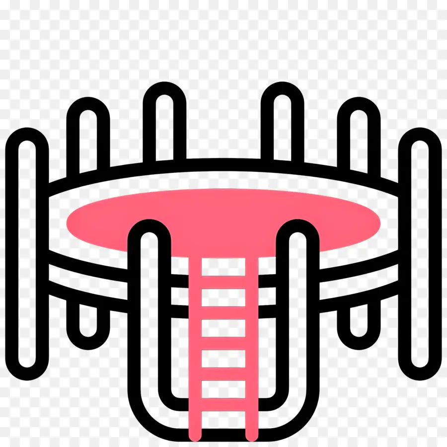 Trampolin，Melompat PNG