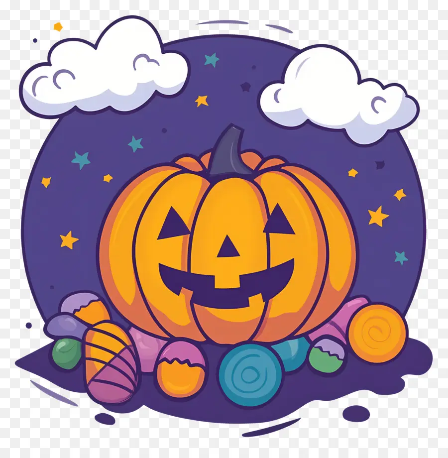 Labu Halloween，Jack O' Lantern PNG