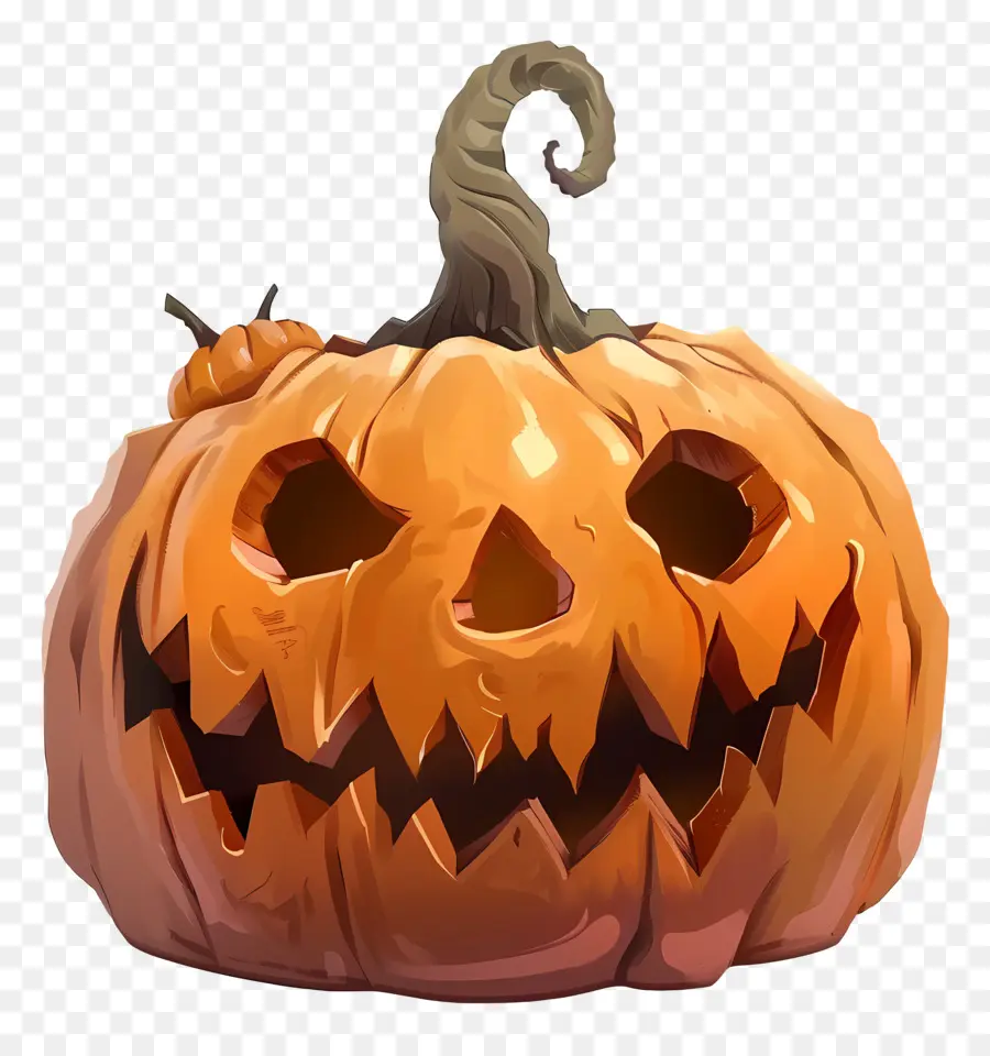 Labu Halloween Animasi，Jack O' Lantern PNG