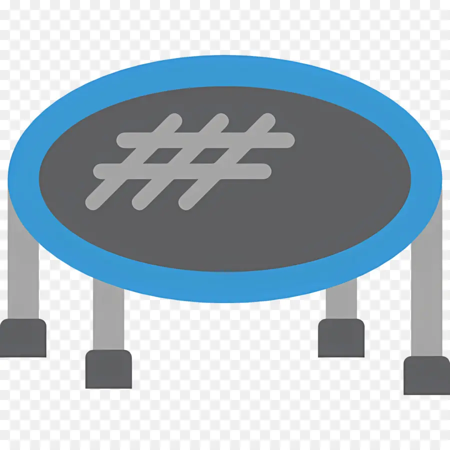 Trampolin，Trampolin Biru PNG