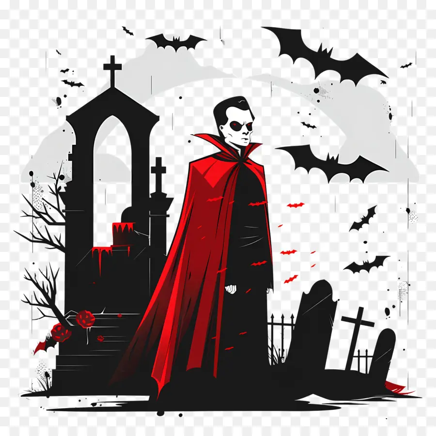 Drakula Halloween，Vampir PNG