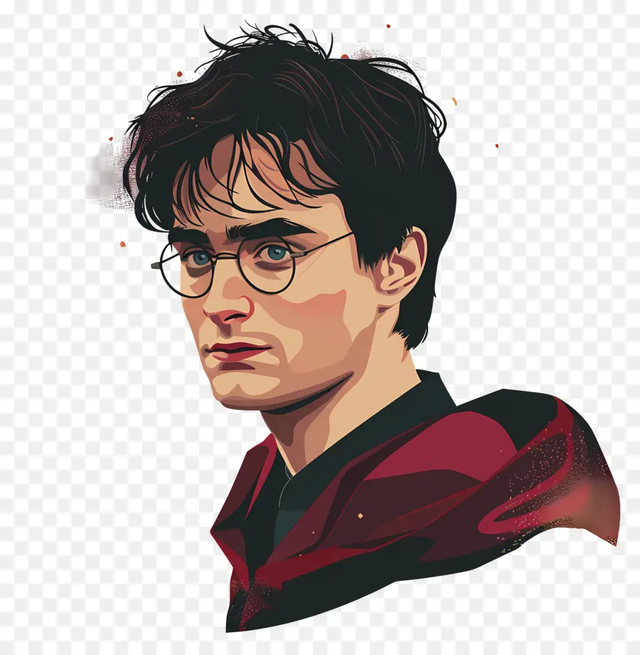 Harry Potter，Pria Berkacamata PNG