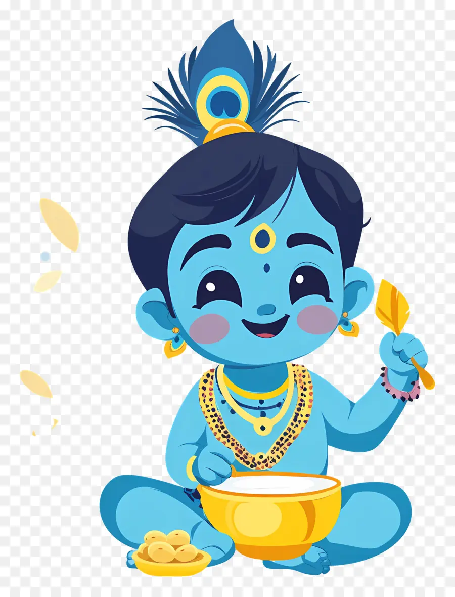 Krishna Janmashtami，Sayang Krishna PNG