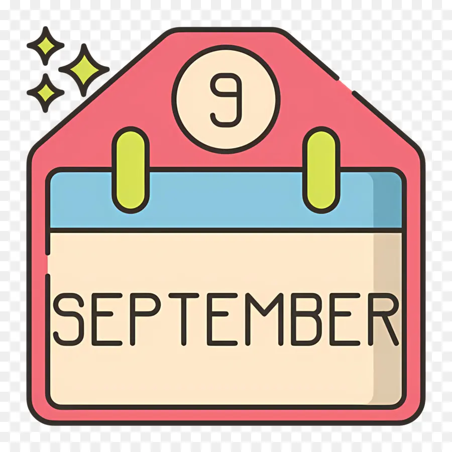 September，Kalender 9 September PNG