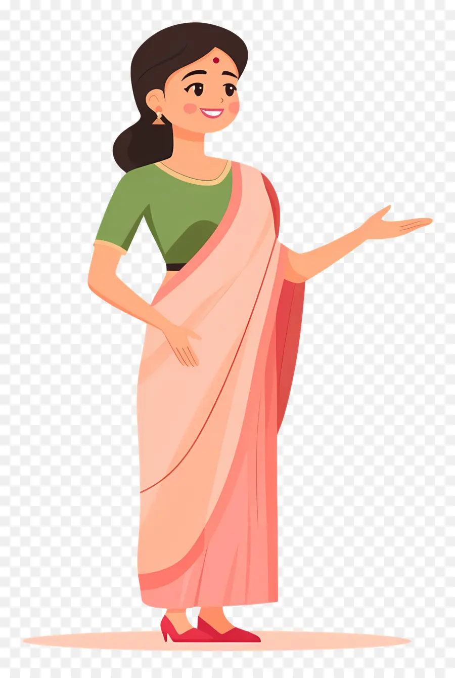 Sari India，Wanita PNG