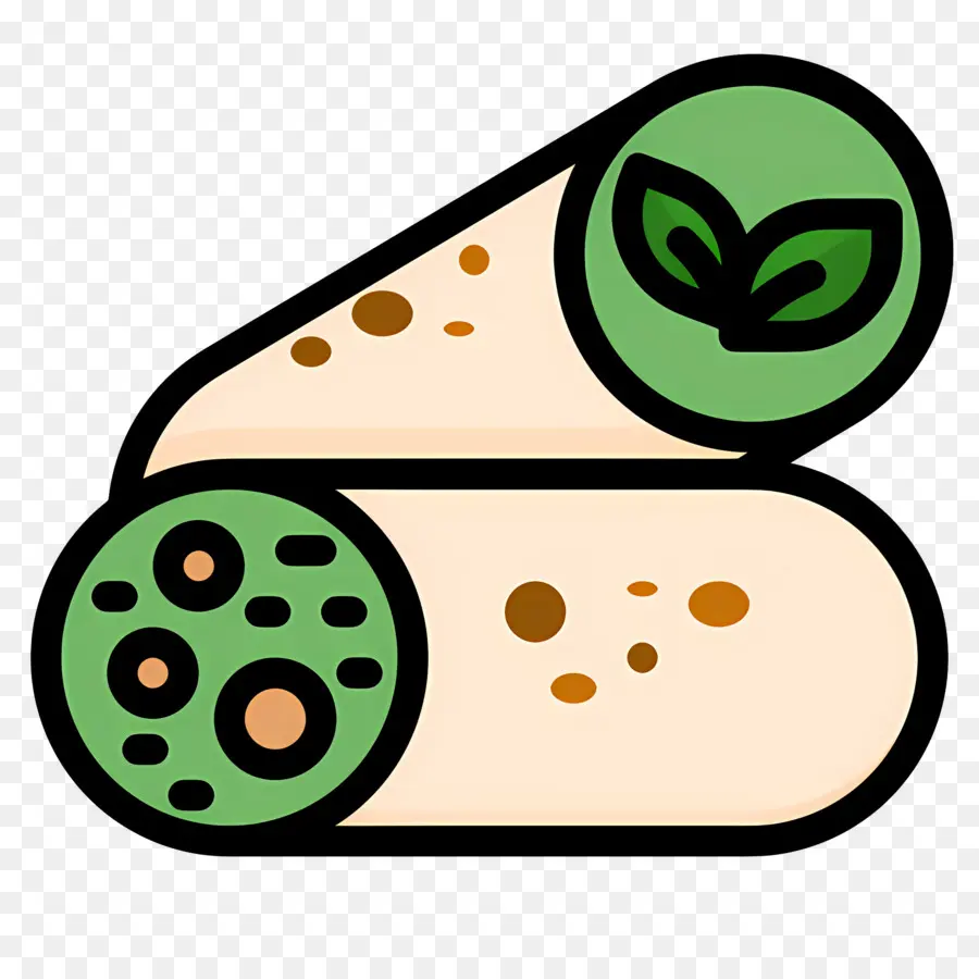 Burrito，Bungkus Vegetarian PNG