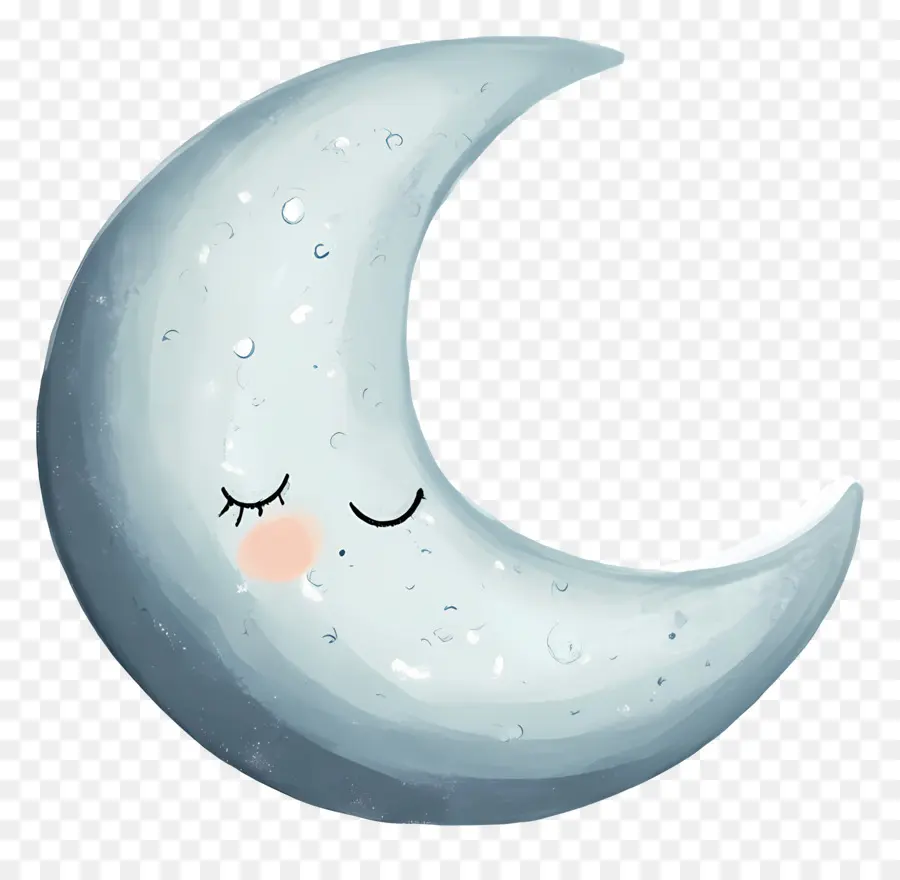 Bulan Yang Lucu，Bulan Sabit PNG