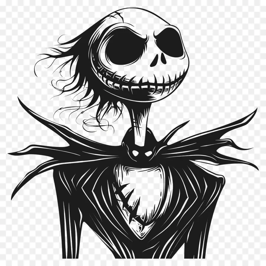 Jack Skellington，Karakter Kerangka PNG