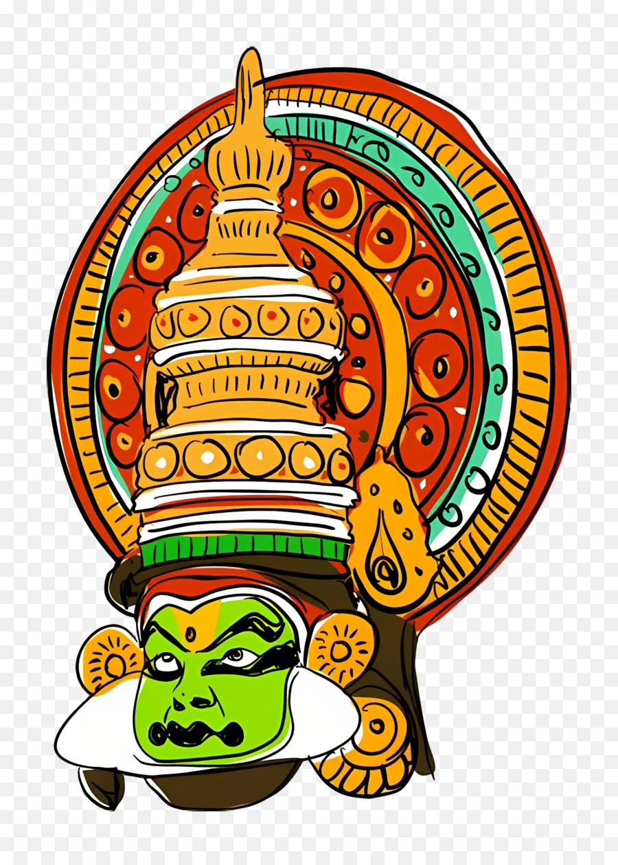 Onam，Penari Kathakali PNG