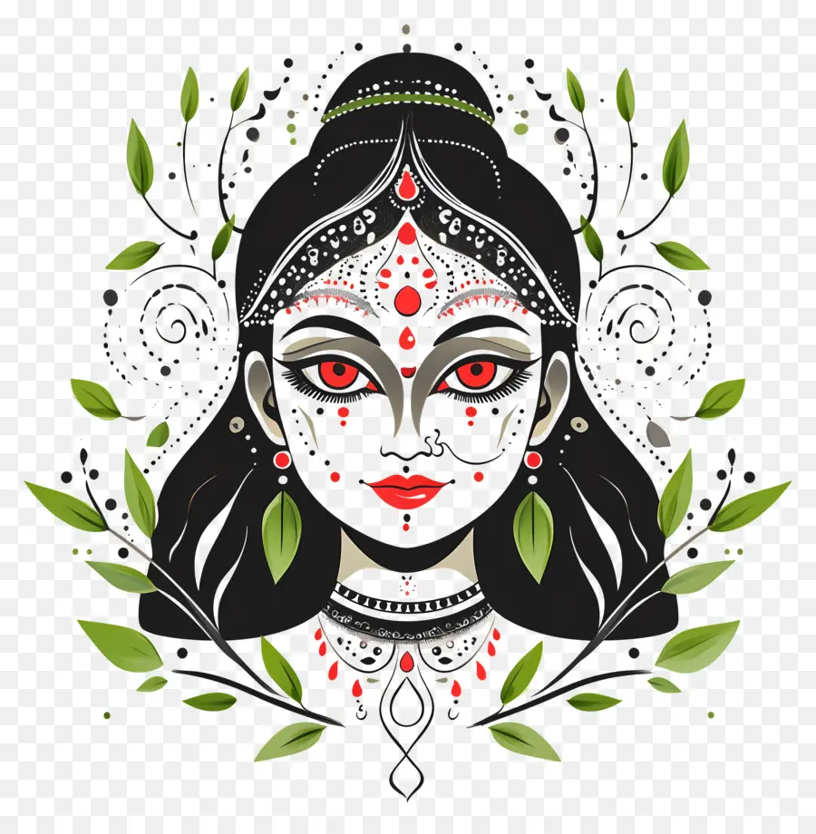 Dewi India，Wajah Dekoratif PNG