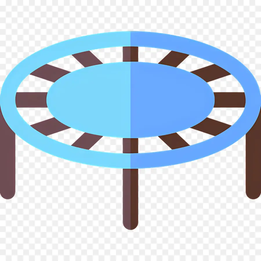 Trampolin，Biru PNG