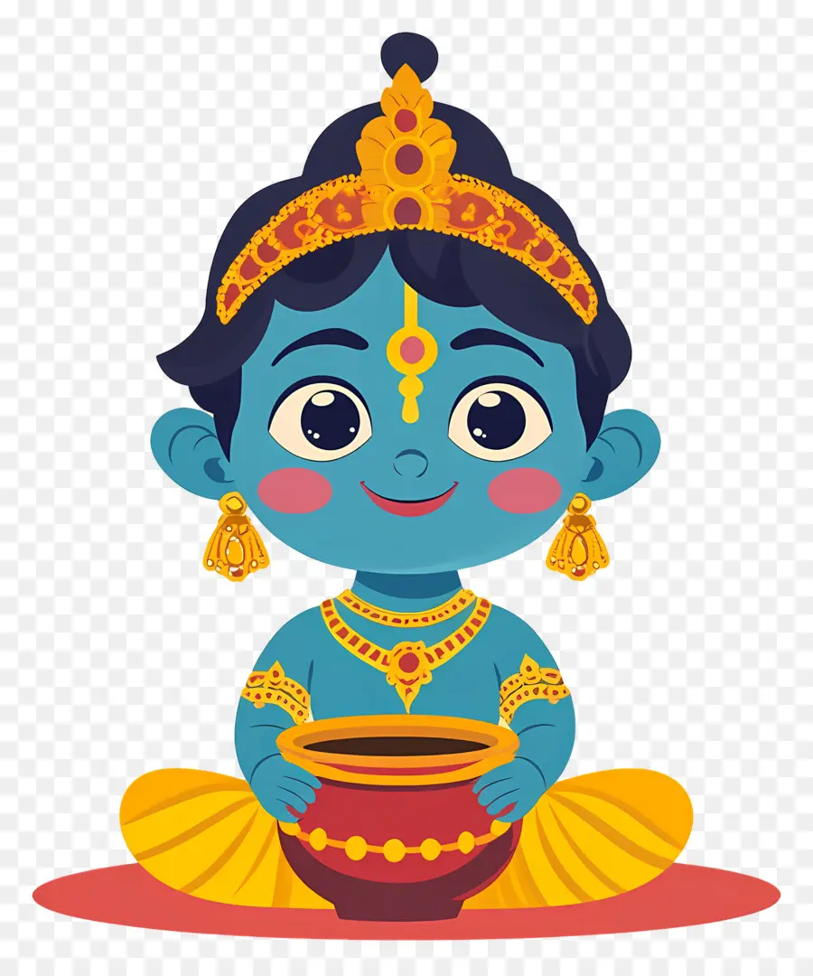 Krishna Janmashtami，Anak Biru PNG