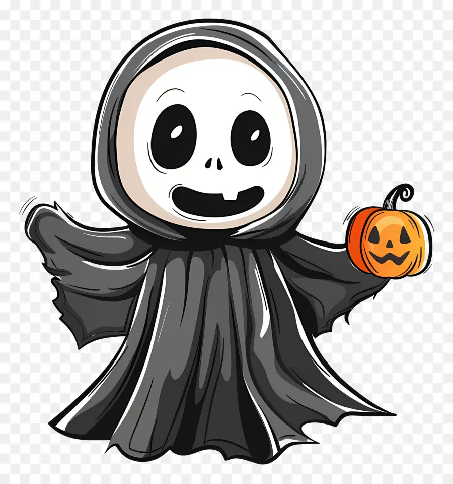 Kostum Halloween，Malaikat Maut PNG