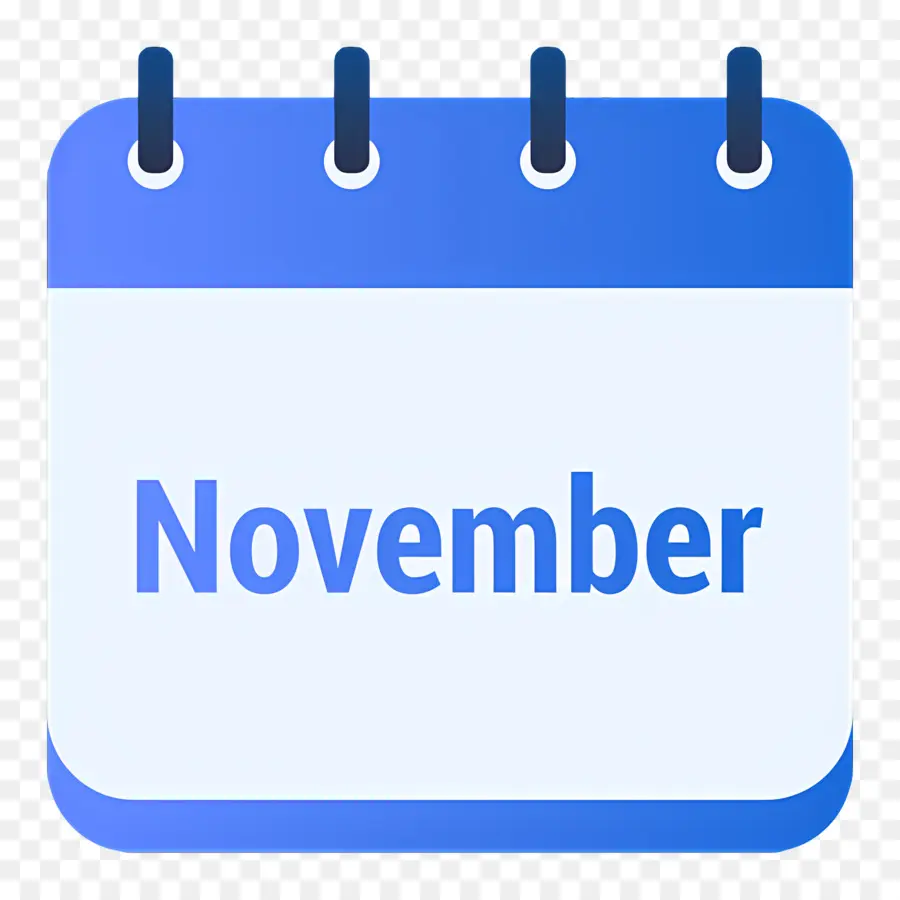 November，Kalender November PNG