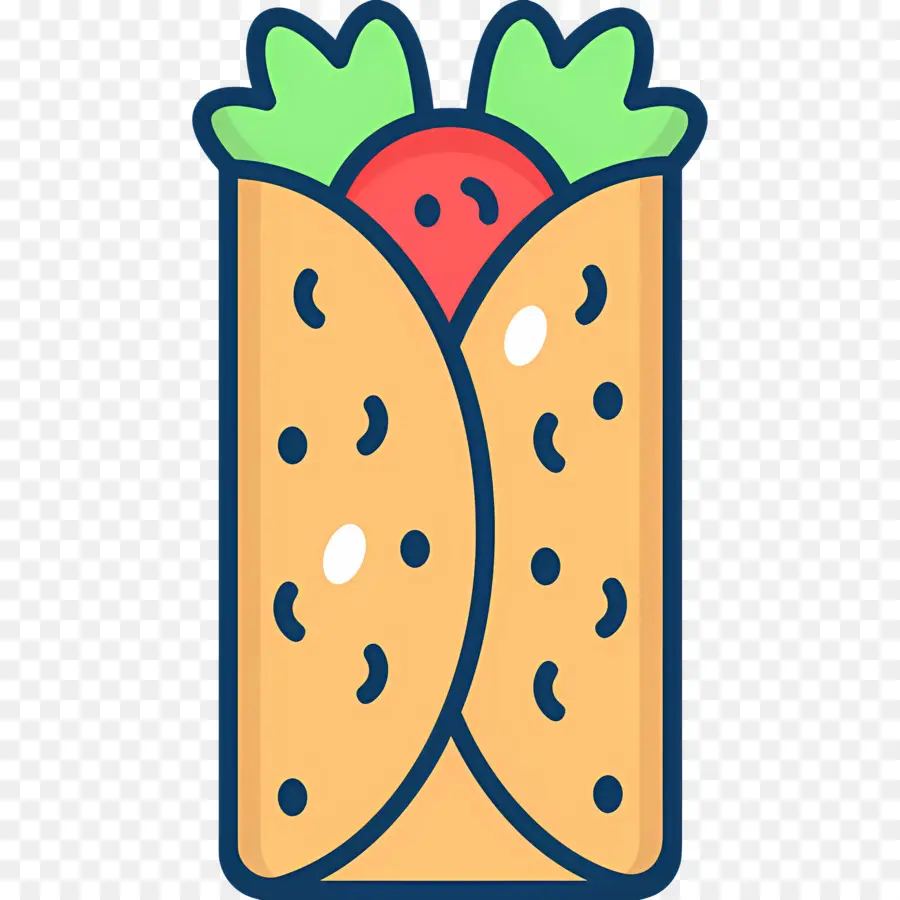 Burrito，Bungkus Sandwich PNG