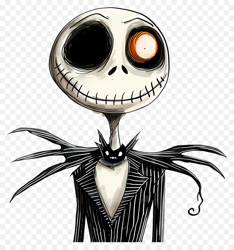 Jack Skellington，Karakter Kerangka PNG