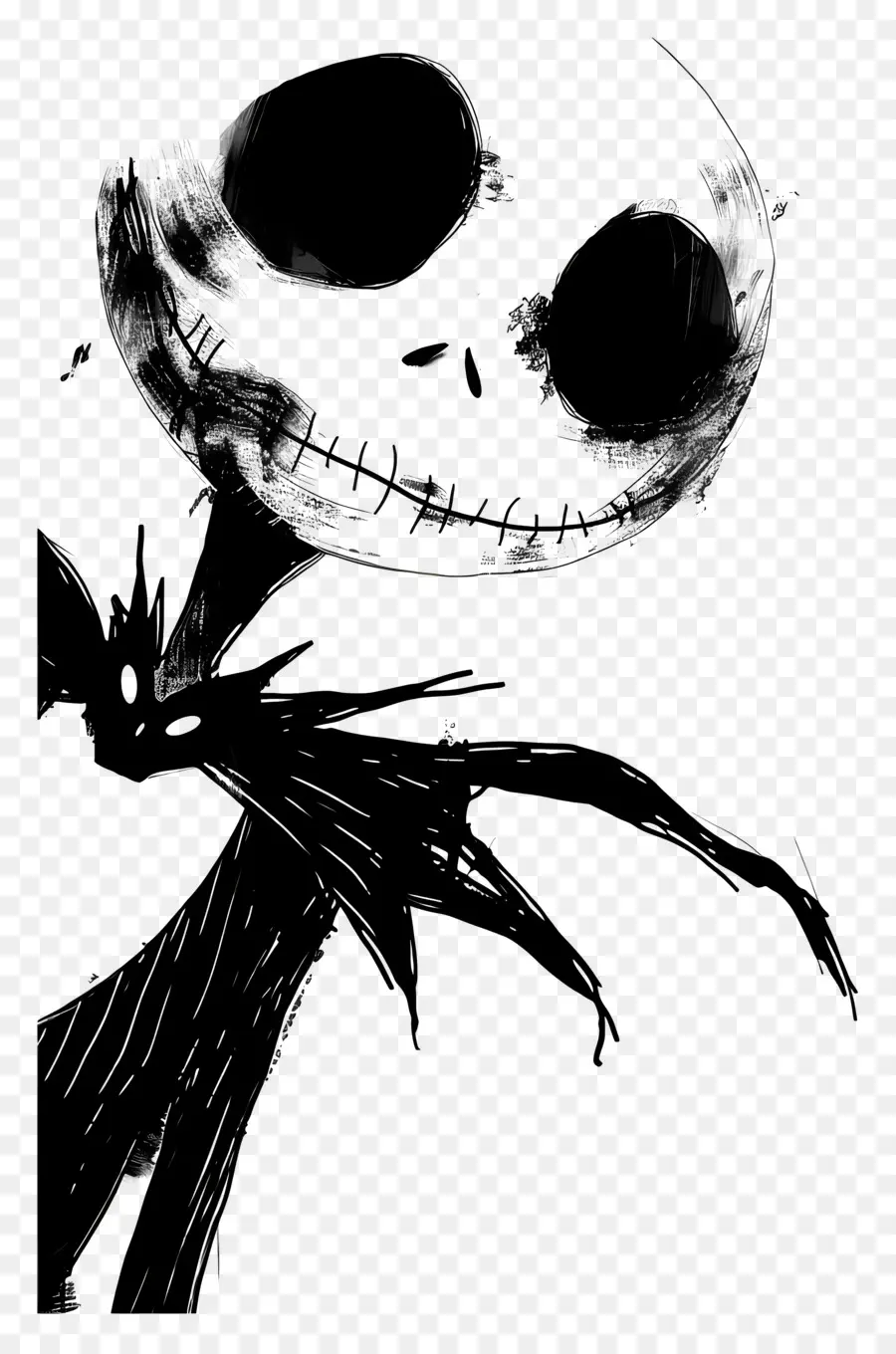 Jack Skellington，Karakter Kerangka PNG