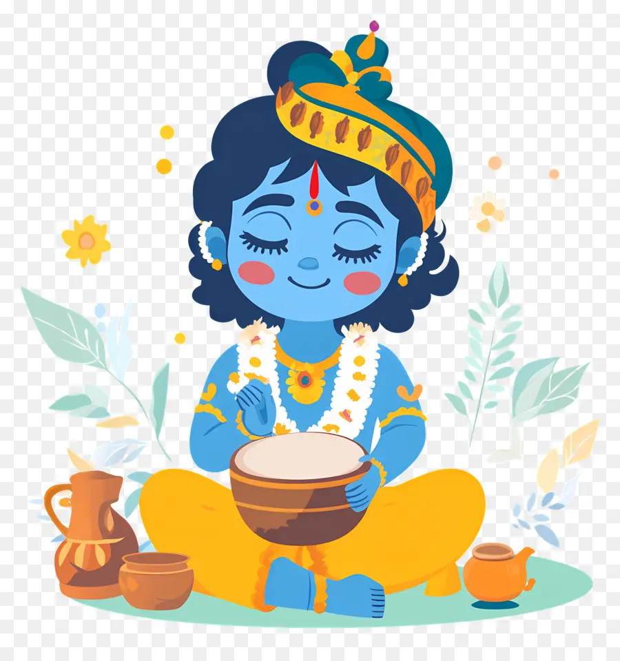 Krishna Janmashtami，Anak Biru PNG