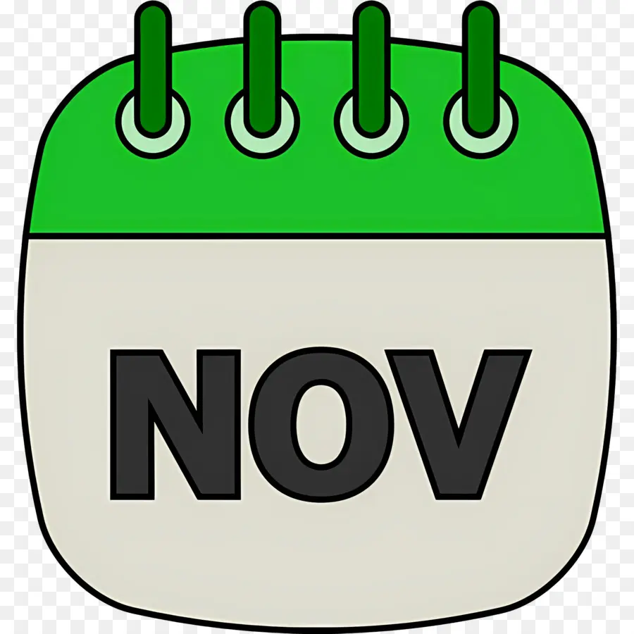 November，Kalender November PNG