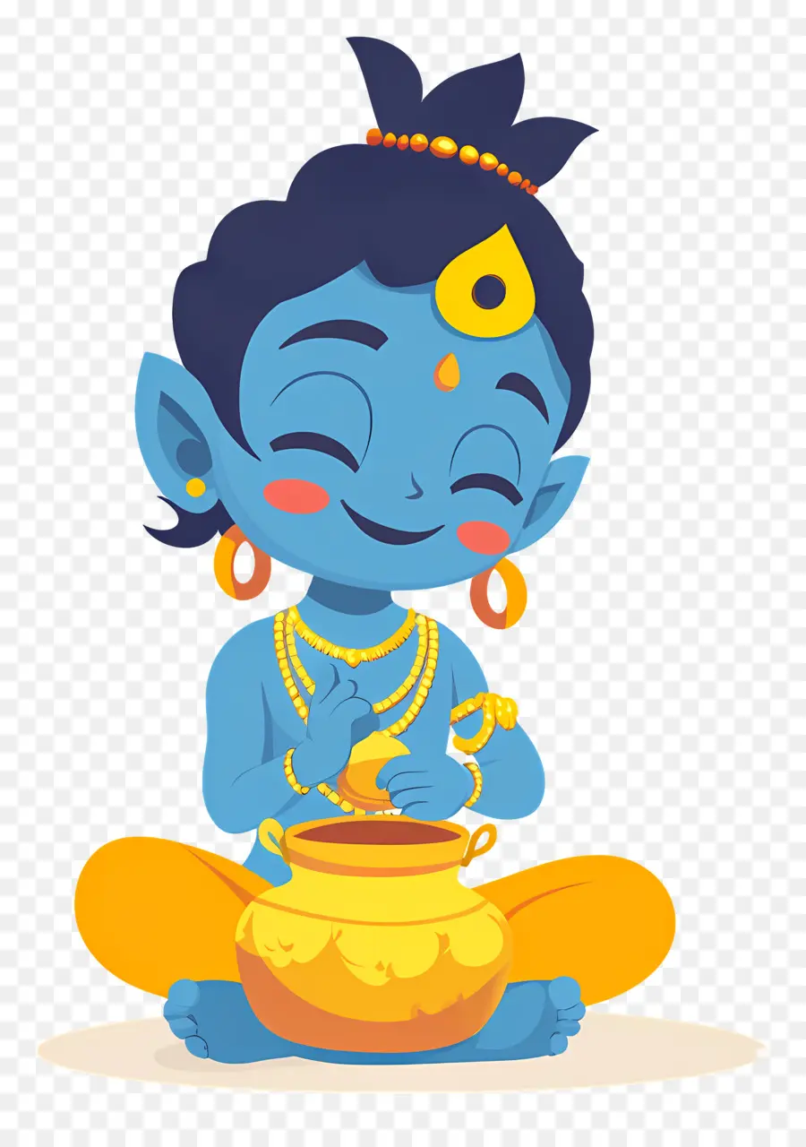 Krishna Janmashtami，Dewa Biru PNG