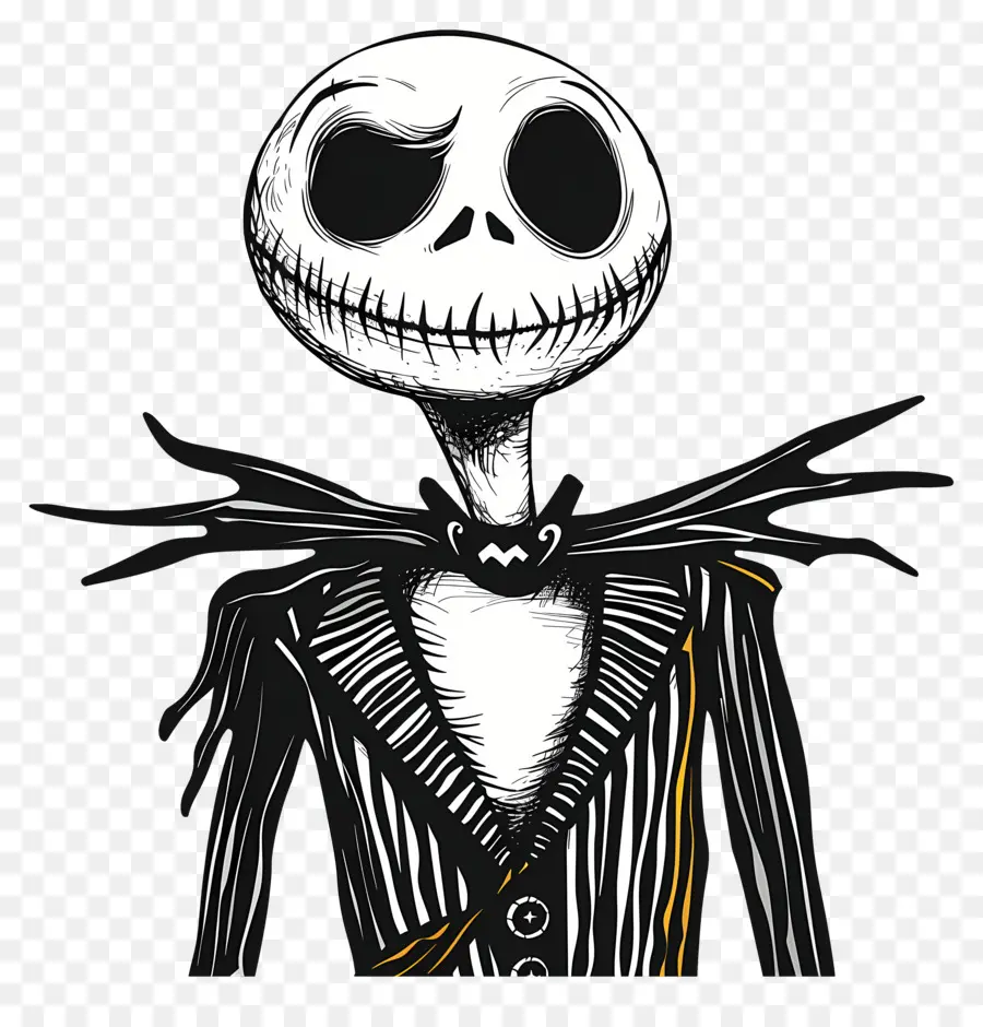 Jack Skellington，Karakter Kerangka PNG