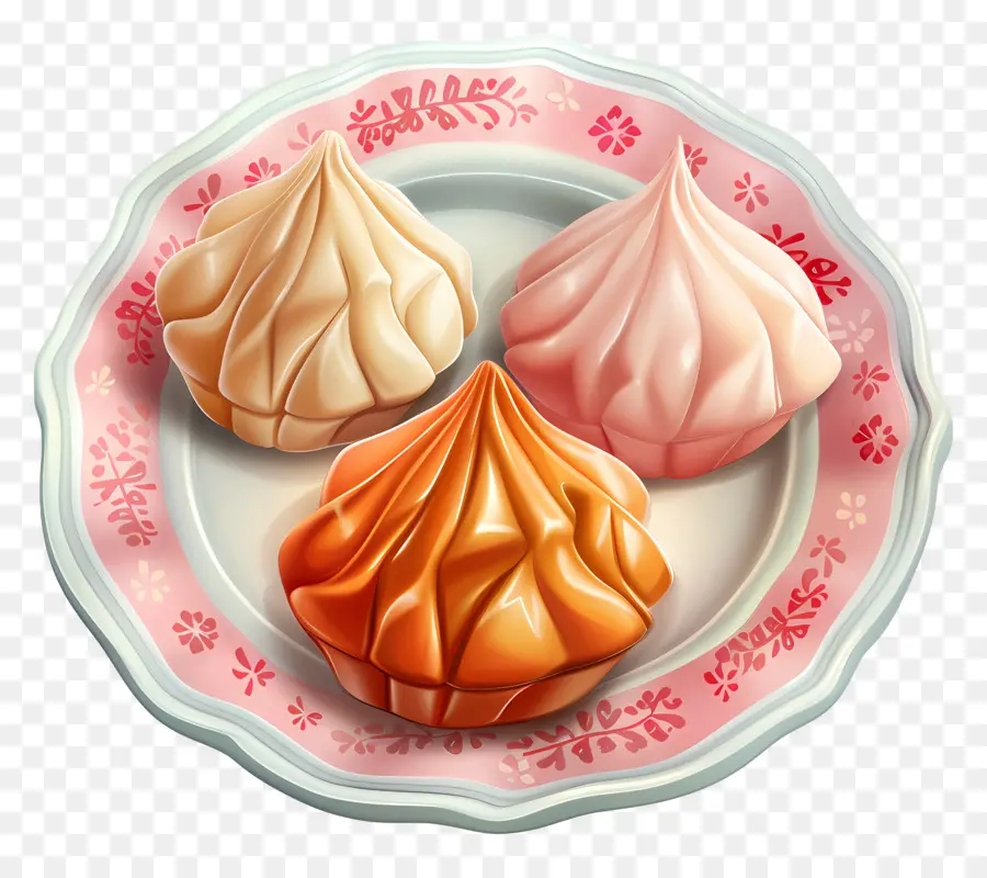 Modak，Sepiring Meringue PNG