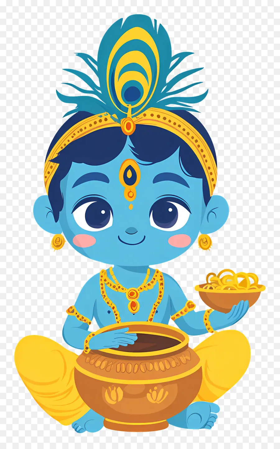 Krishna Janmashtami，Anak Biru PNG