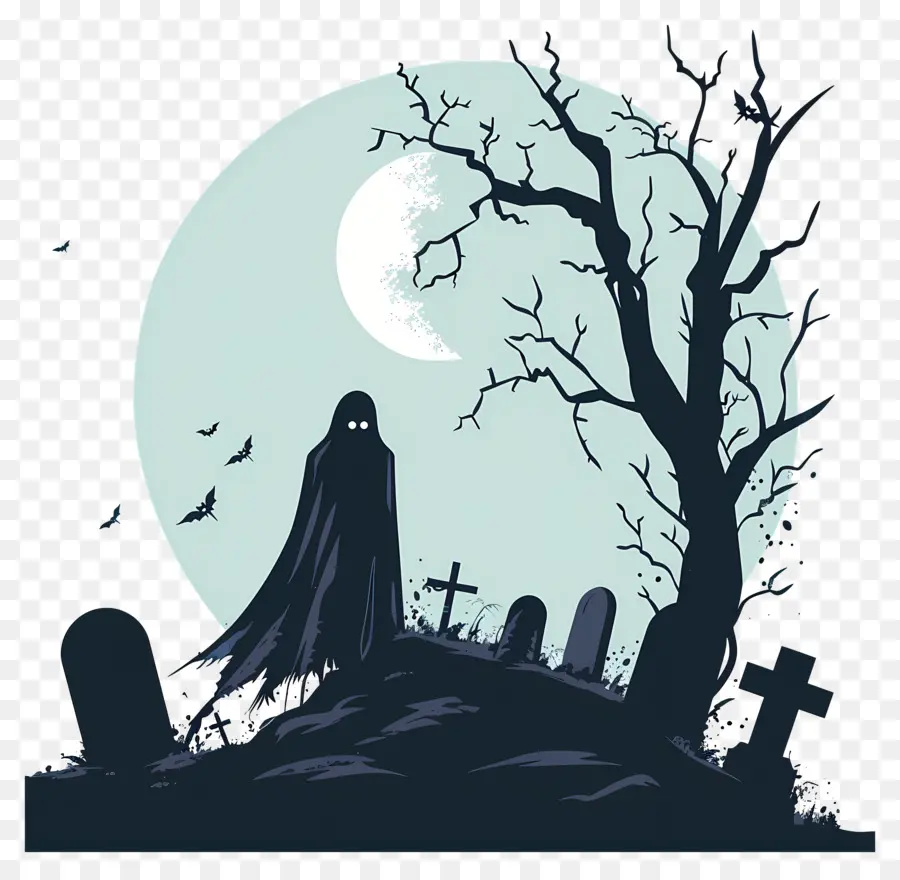 Malaikat Maut Halloween，Makam PNG