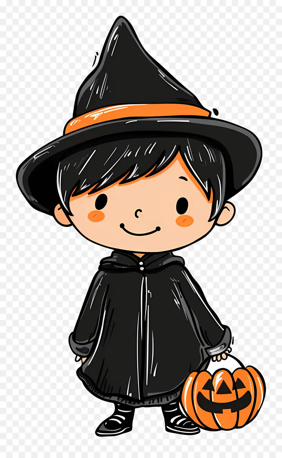 Kostum Anak Halloween，Kostum Penyihir PNG