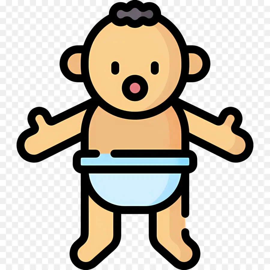 Bayi Laki Laki，Bayi Lucu Dengan Popok PNG