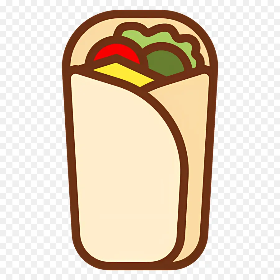 Membungkus，Burrito PNG