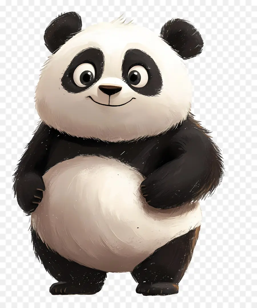 Beruang Panda，Kartun Panda PNG