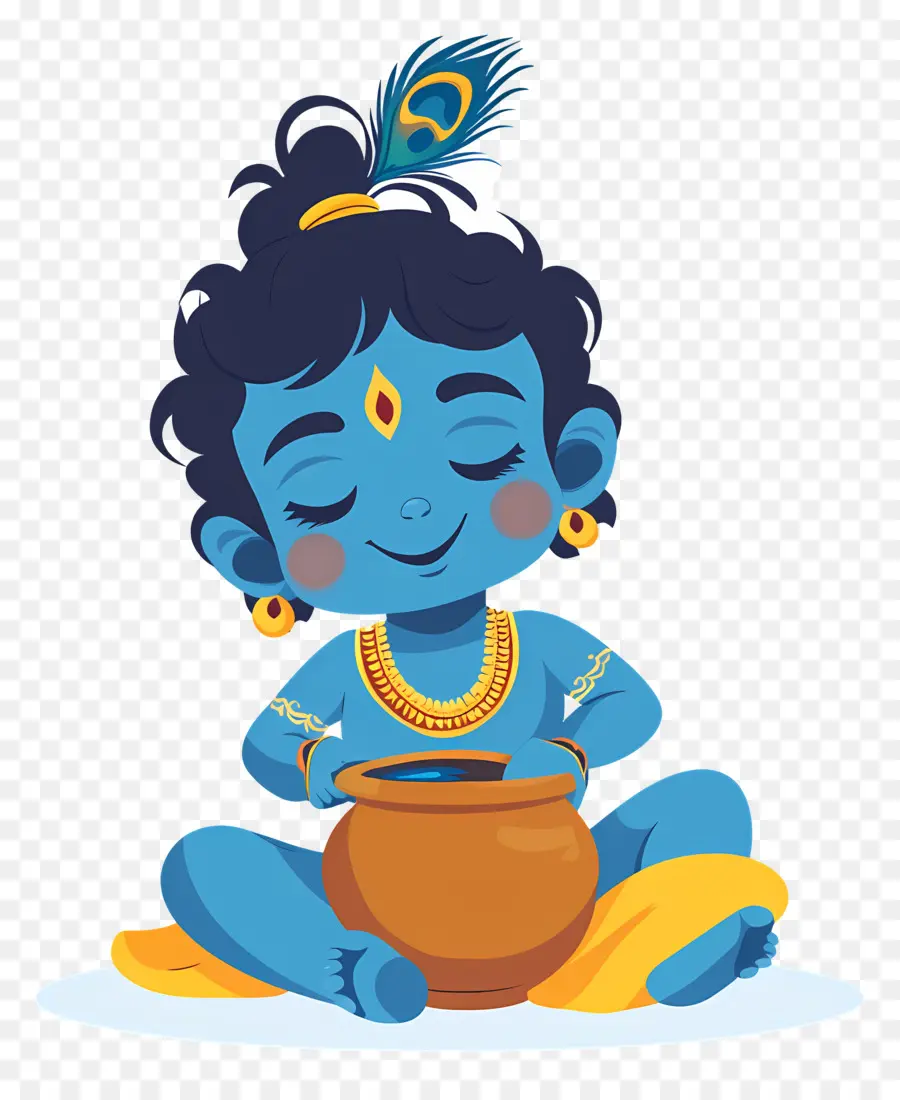 Krishna Janmashtami，Anak Biru PNG