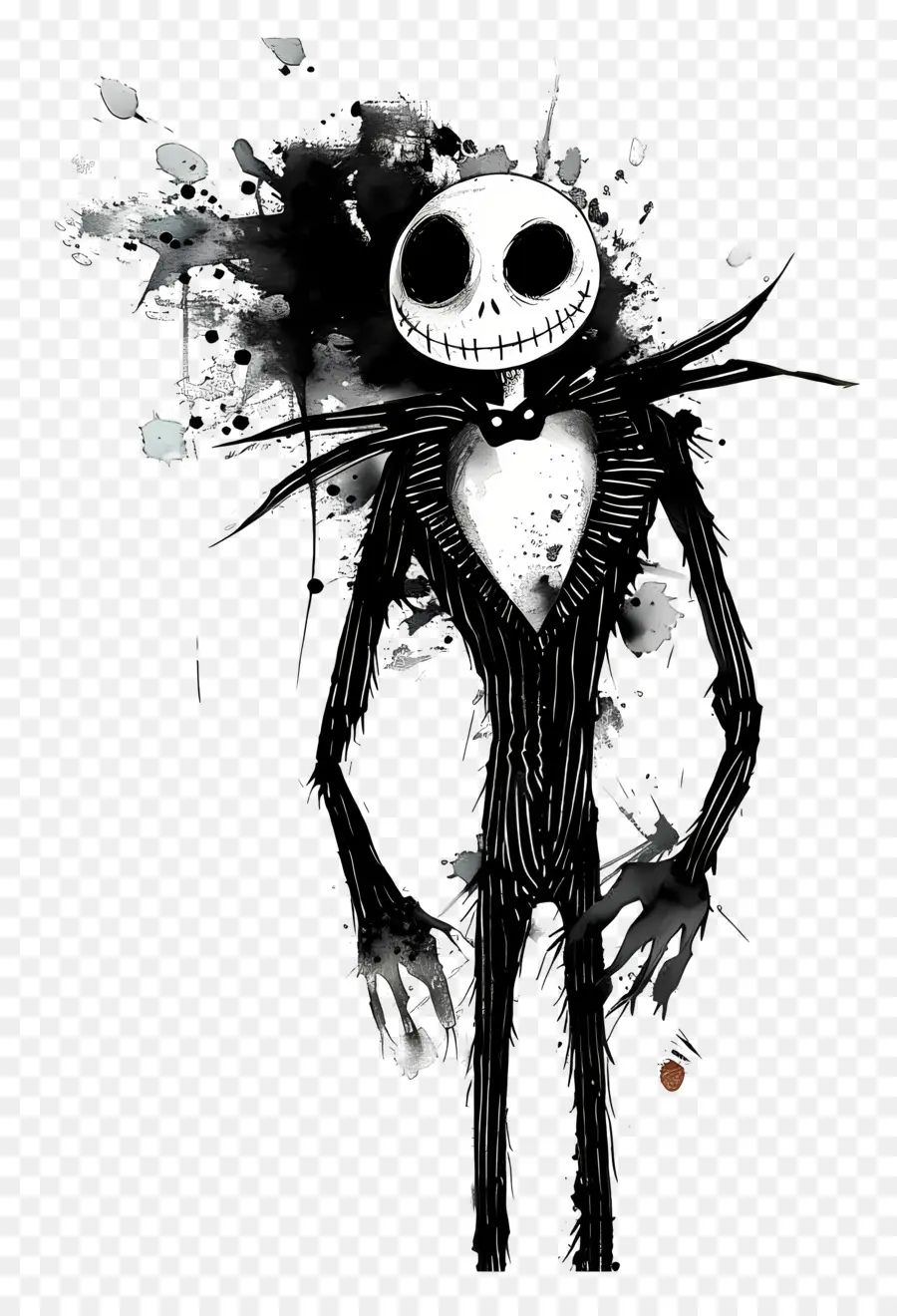 Jack Skellington，Karakter Kerangka PNG