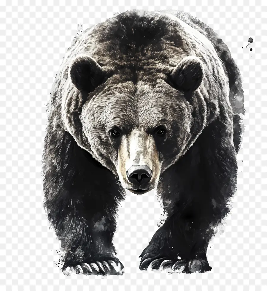 Beruang Grizzly，Beruang PNG