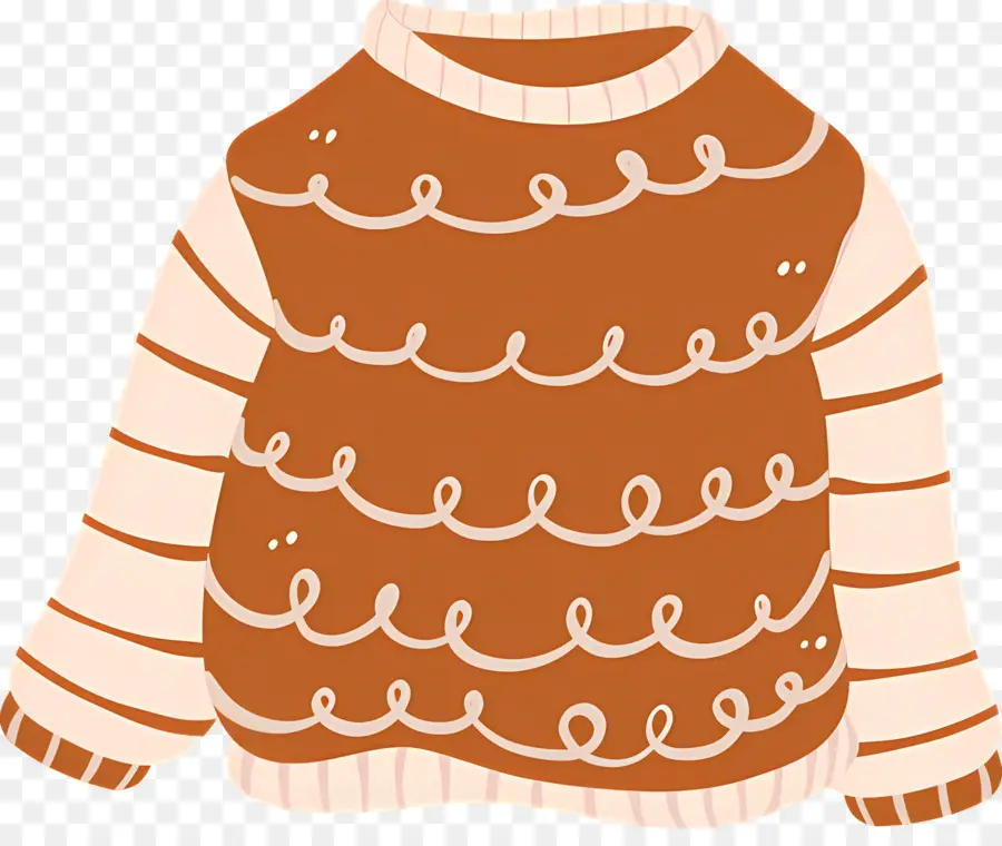 Sweater Yang Nyaman，Sweter PNG