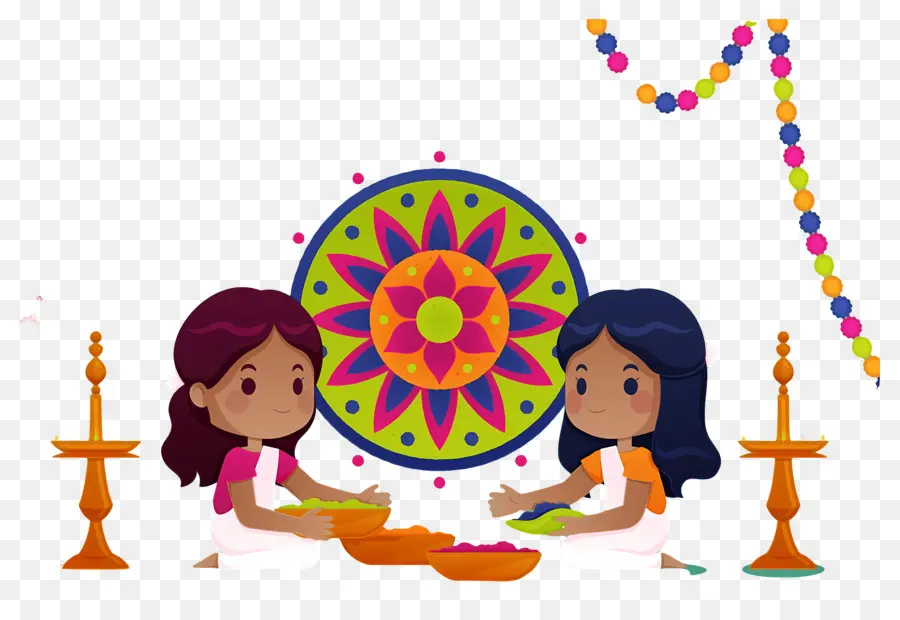 Selamat Onam，Rangoli PNG