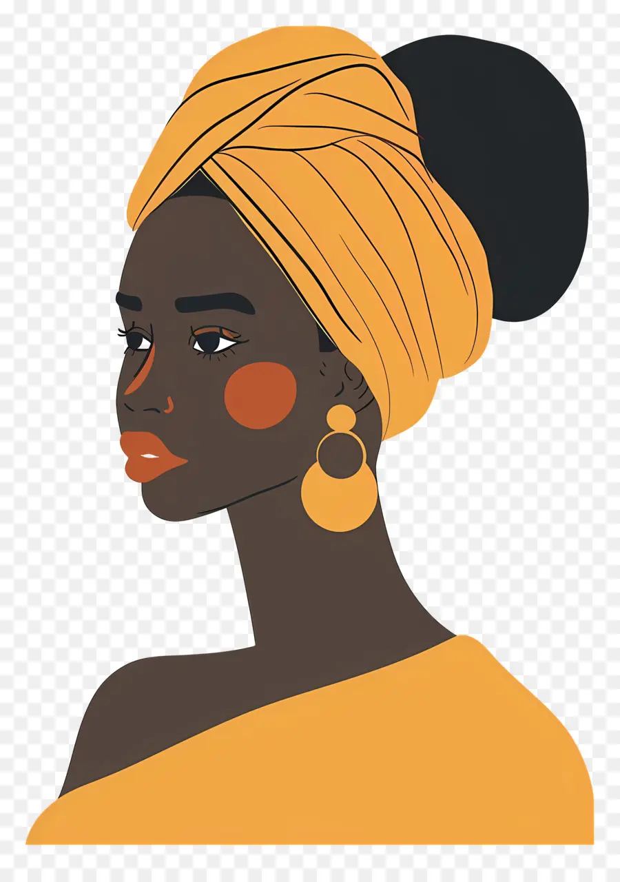 Wanita Afrika，Siluet Wanita PNG