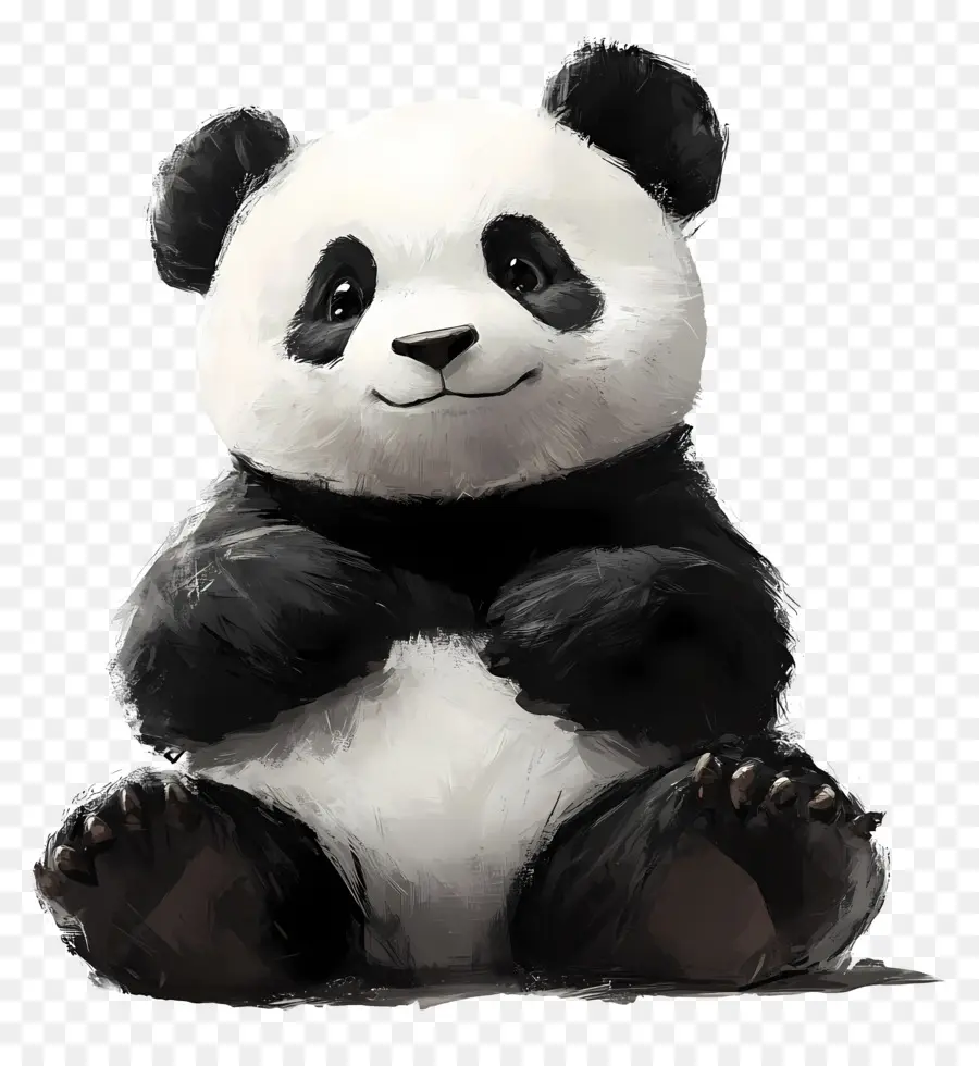 Beruang Panda，Kartun Panda PNG