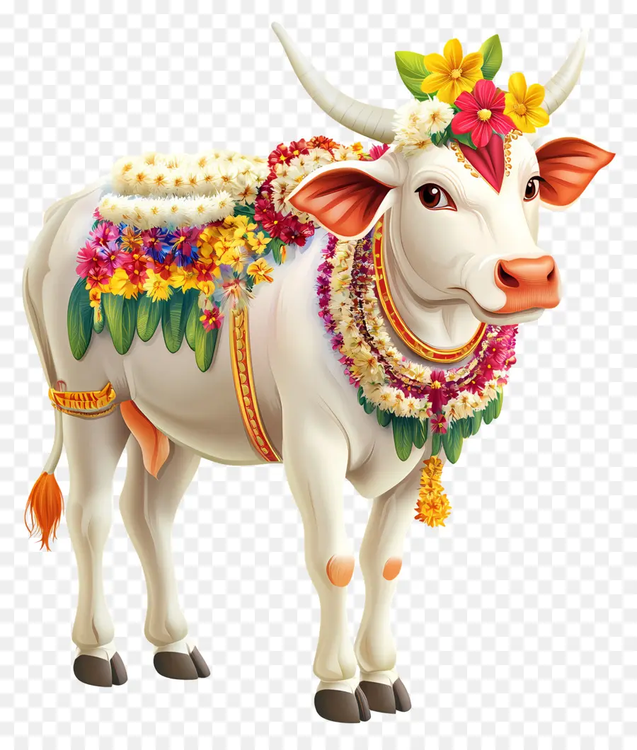 Sapi Pongal，Sapi Hias PNG