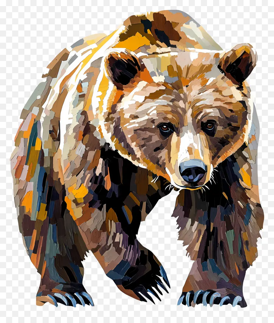 Beruang Grizzly，Beruang PNG